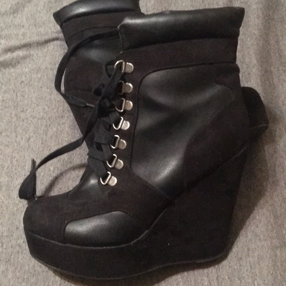 Wedge Booties - Picture 1 of 4